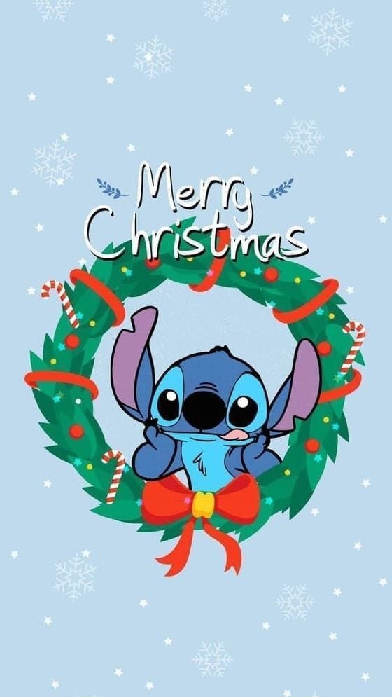 Tarjetas navideñas de Stitch