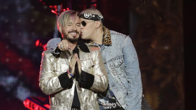 J Balvin y Bad Bunny