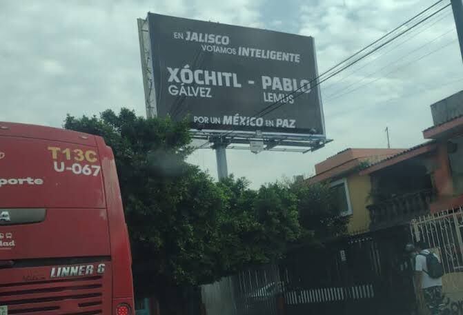 TEPJF da la razón a Pablo Lemus; espectaculares con Xóchitl Gálvez no tienen relación con Movimiento Ciudadano