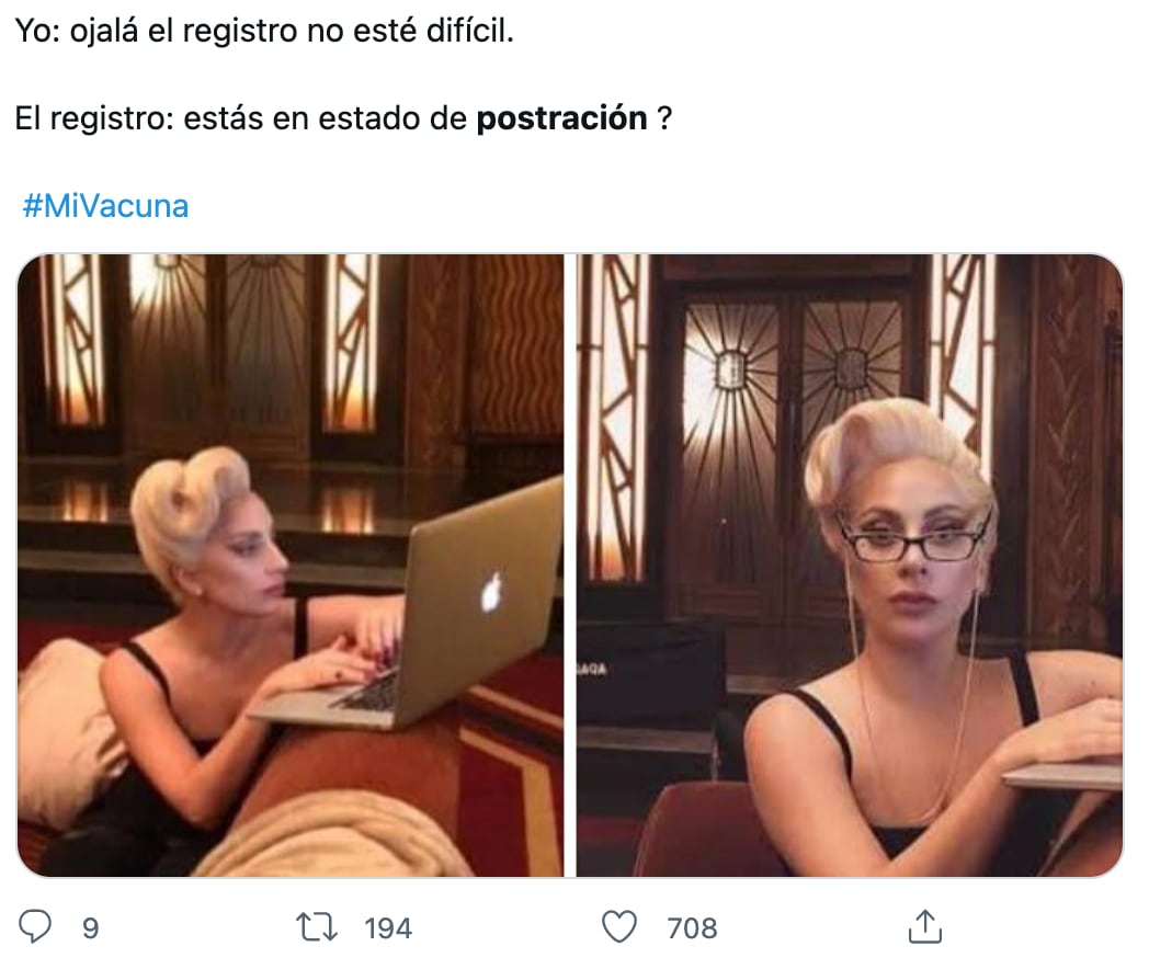 Memes sobre la palabra postración