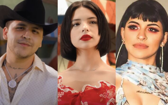 Realizan musical basado en la polémica relación de Christian Nodal, Ángela Aguilar y Cazzu