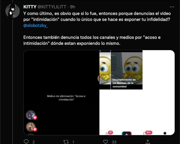 Acusan a Slobotzky de denunciar videos donde aparece con otra mujer