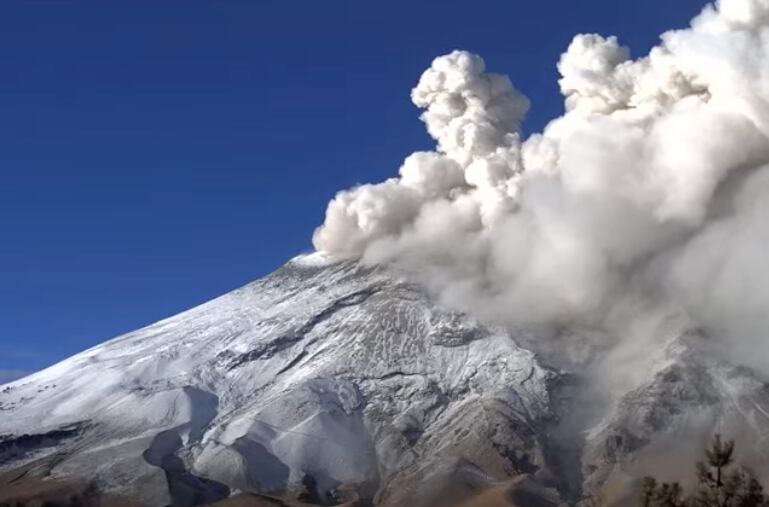 Volcán Popocatépetl el 14 de julio