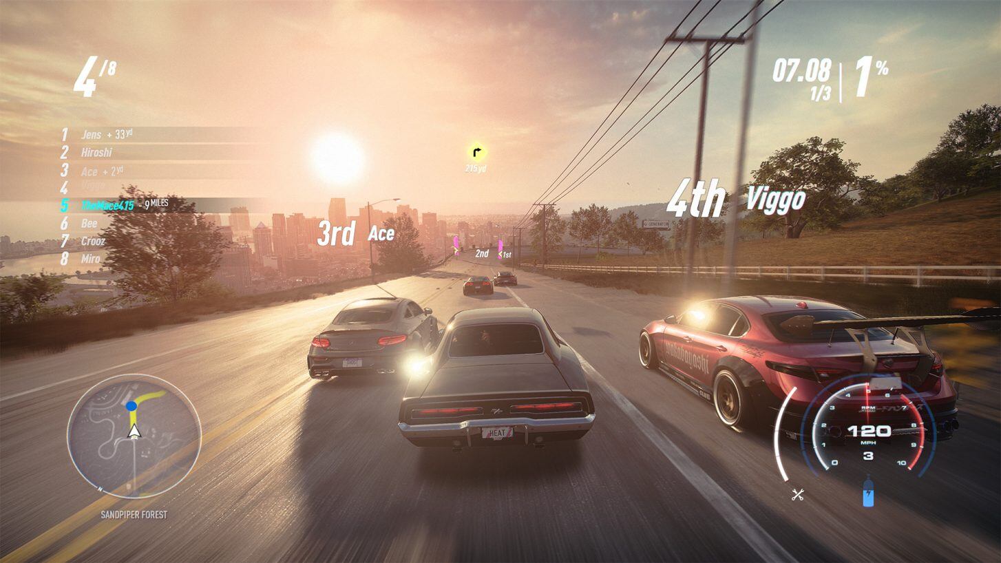 Gameplay Need for Speed Heat