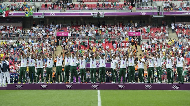 Selección Mexicana ganadora de oro en los Olímpicos del 2012