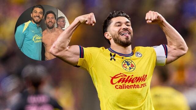 Henry Martín pide ayuda a fans para editar fotografía con Messi.