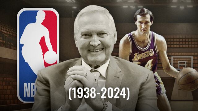 Muere Jerry West, leyenda del básquetbol y el ‘logo’ de la NBA, a los 86 años de edad.