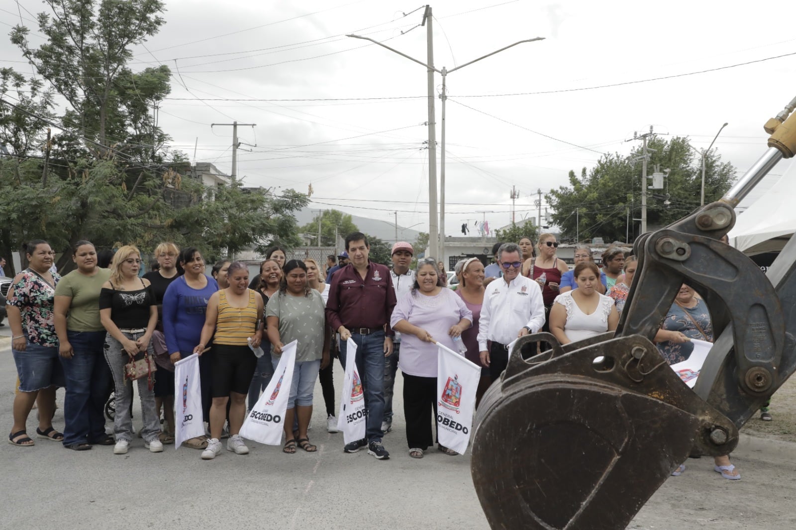 Escobedo arranca obras para mejorar movilidad y prevenir inundaciones.