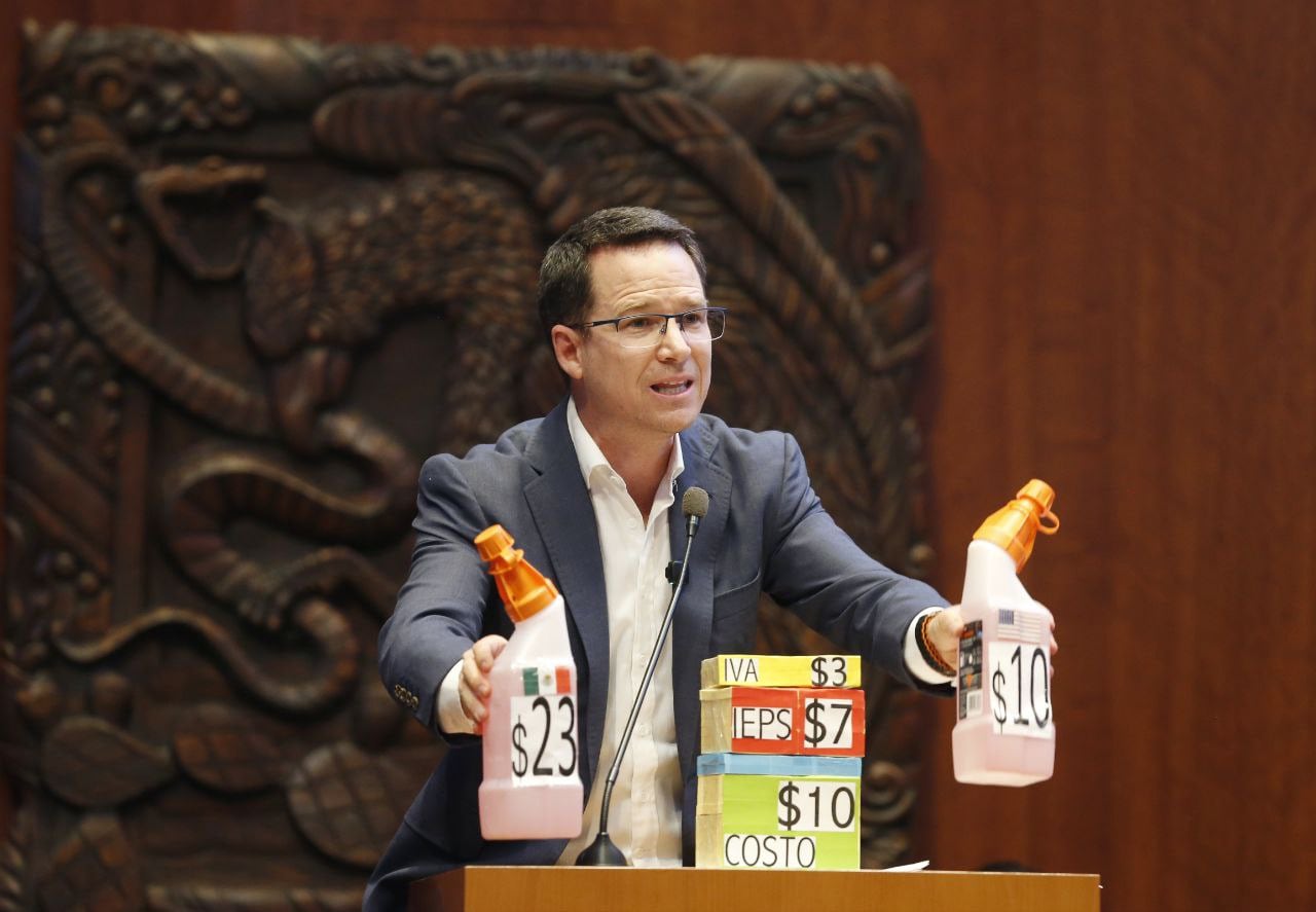Ricardo Anaya, coordinador de la bancada del PAN en el Senado