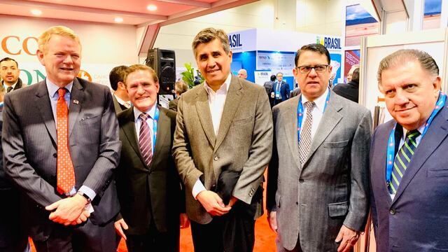 José Rosas Aispuro Torres. Convención Mundial Minera.