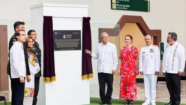 Andrés Manuel López Obrador, presidente Constitucional de los Estados Unidos Mexicanos inaugura el nuevo Aeropuerto Internacional de Tulum “Felipe Carrillo Puerto”,