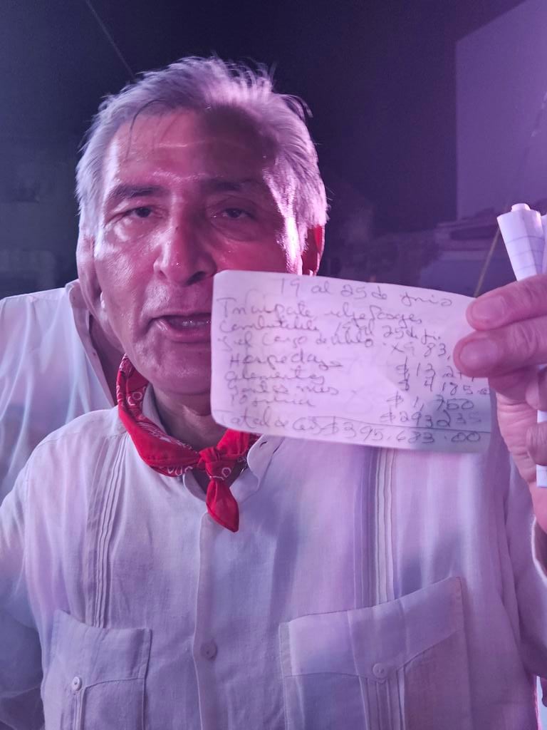 Adán Augusto López muestra gastos de campaña