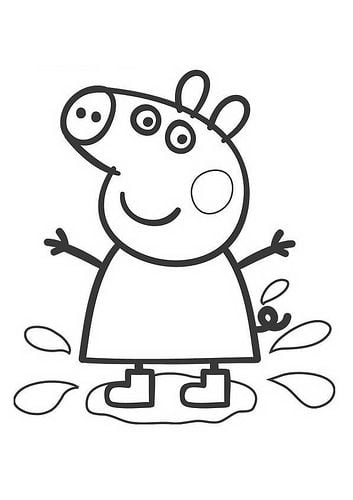 Dibujos de Peppa Pig para colorear