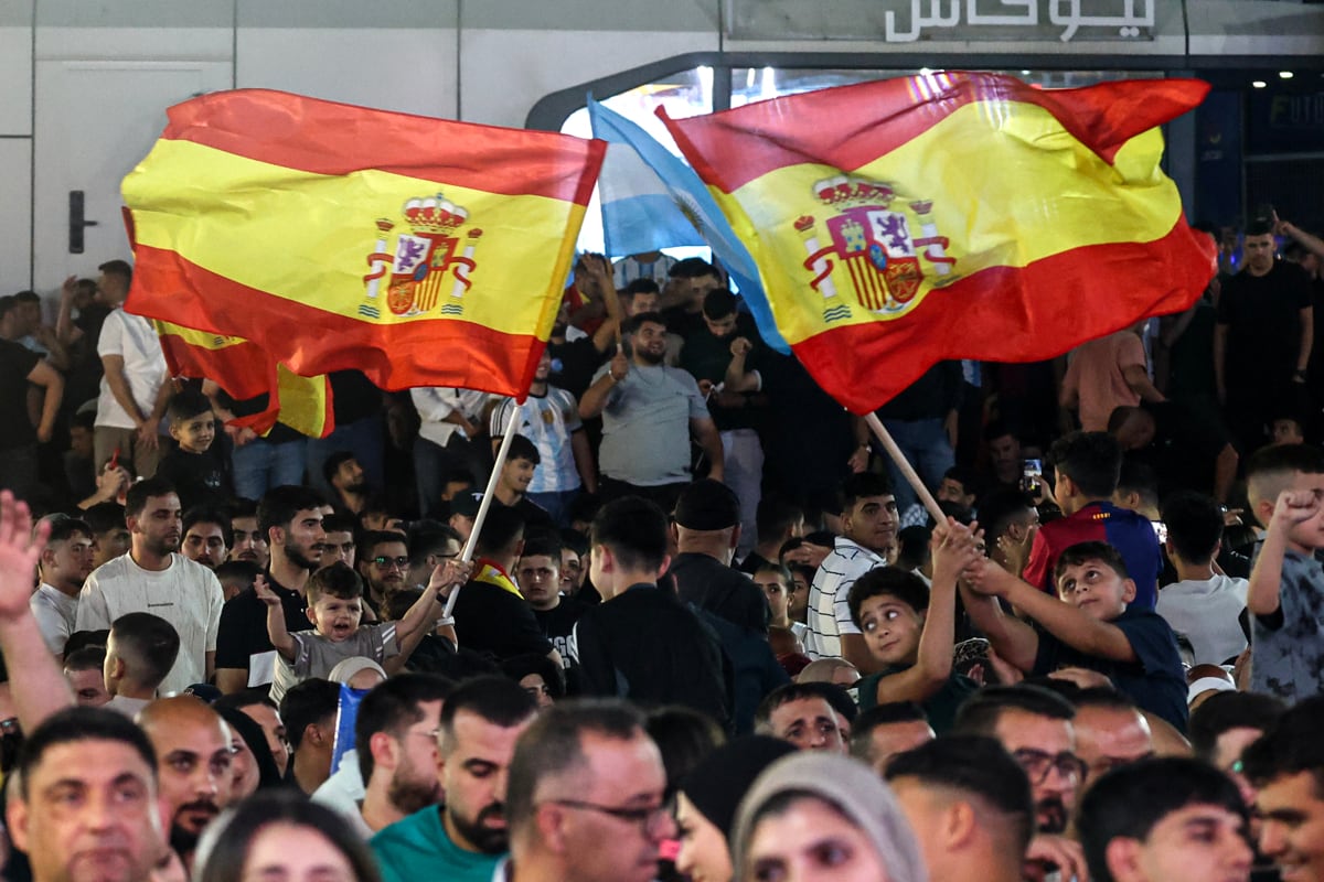 Festejos en España tras ganar el Mundial 2026