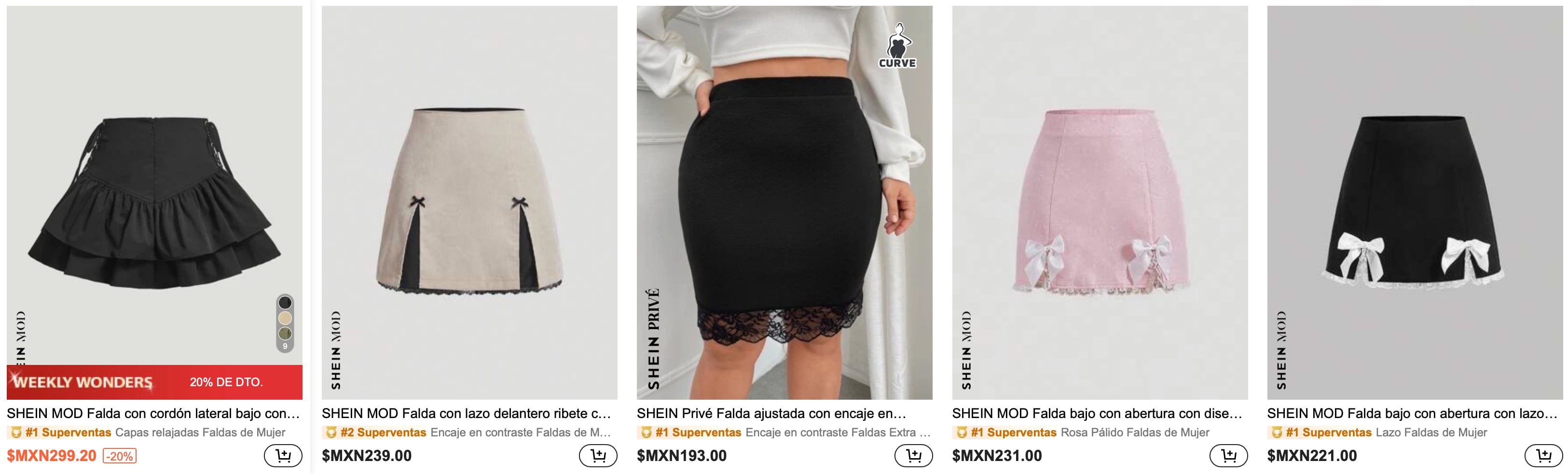 25 prendas que puedes comprar en Shein para vestirte como una Coquette