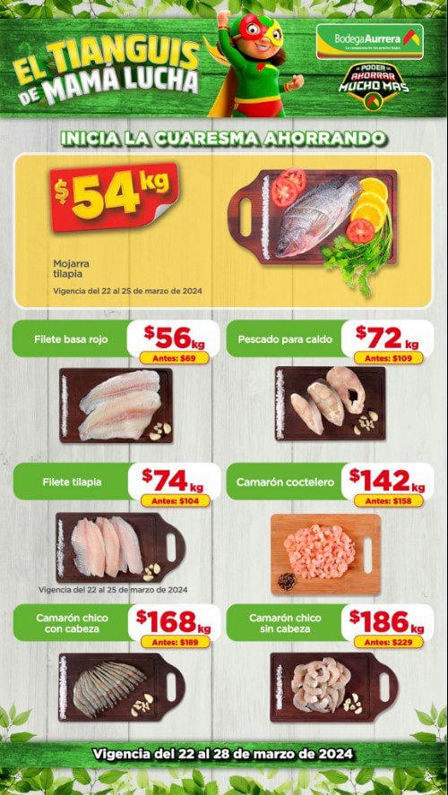 Bodega Aurrerá Tianguis de frutas y verduras 25 al 28 de marzo 2024: Estas son las mejores ofertas