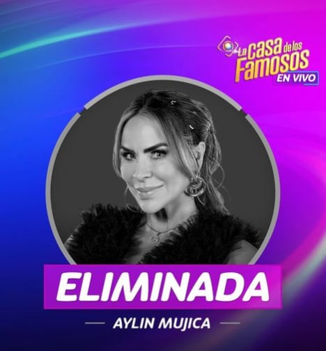 Aylín Mujica es el octavo eliminado de La Casa de los Famosos 3