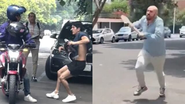 Esposo cornudo persigue al amante en CDMX y el video se hace viral en TikTok