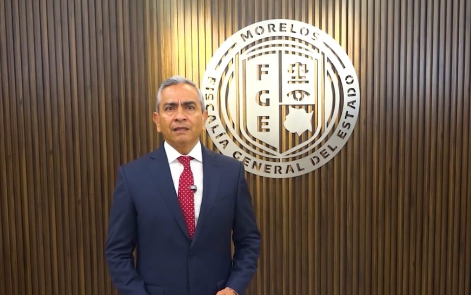 Fernando Blumenkron anuncia captura por homicidio de una familia en Jonacatepec.