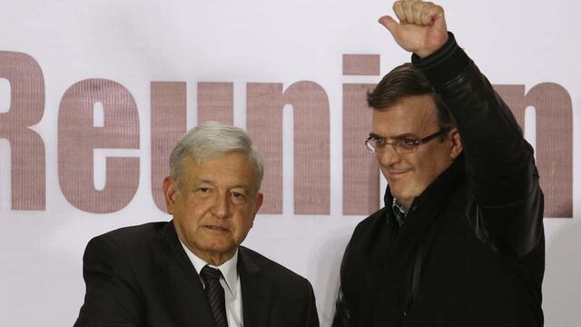 Andrés Manuel López Obrador y Marcelo Ebrard