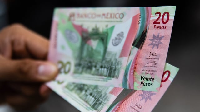 Nuevo billete de 20 pesos
