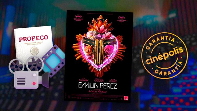 Profeco ordena a Cinépolis cumplir con Garantía Cinépolis tras rechazo a Emilia Pérez