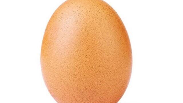 La nueva estrella de Instagram: Un huevo.