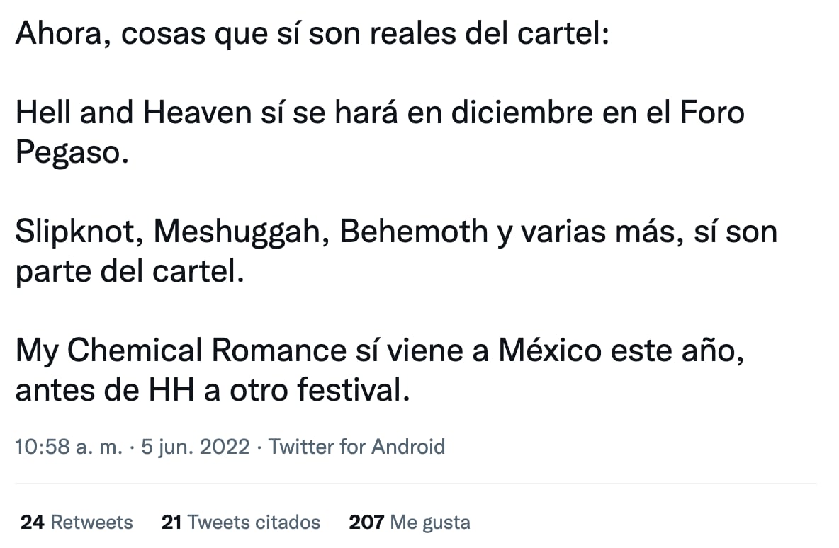Rumores My Chemical Romance en Corona Capital