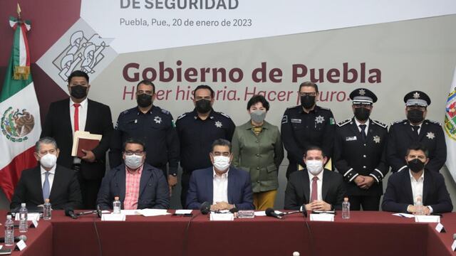 Sergio Salomón Céspedes señaló como prioridad el refuerzo de seguridad en Puebla.