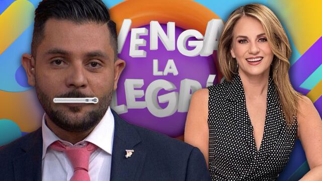 Flor Rubio calla en vivo a Ricardo Casares en vivo en Venga la Alegría