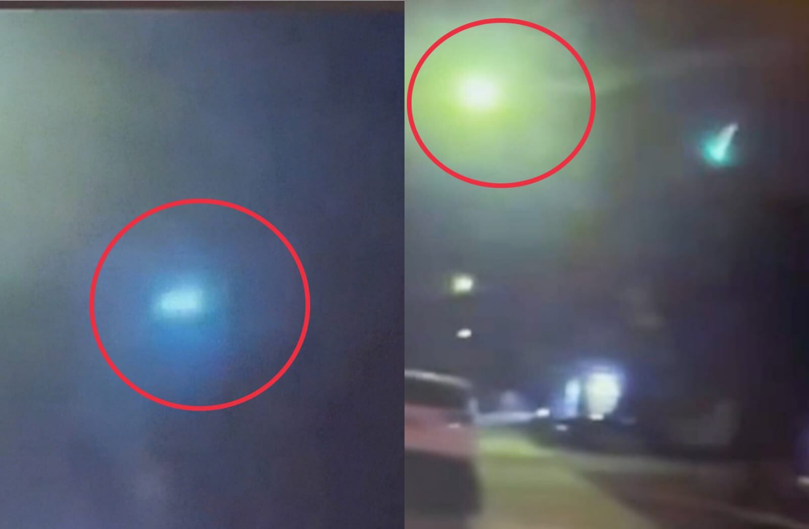 Varios reportes aseguraron ver un OVNI cayendo en Las Vegas