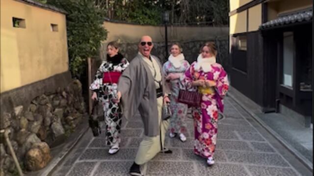 Andrea Legarreta de vacaciones con su familia