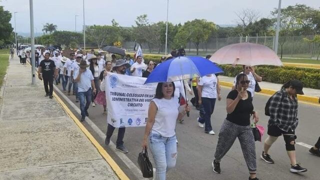 Reforma al Poder Judicial: Trabajadores se manifiestan en Aguascalientes y Chiapas