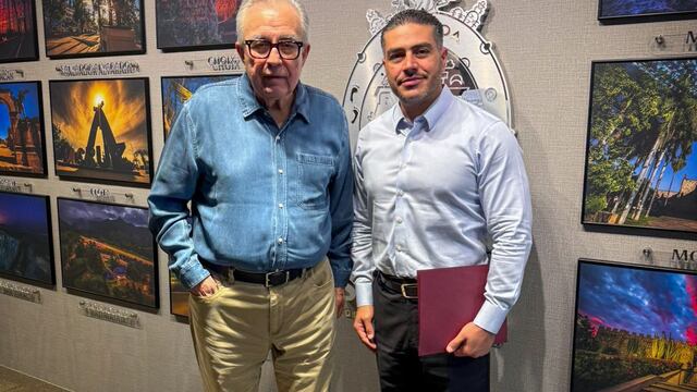 Rubén Rocha Moya y Omar García Harfuch