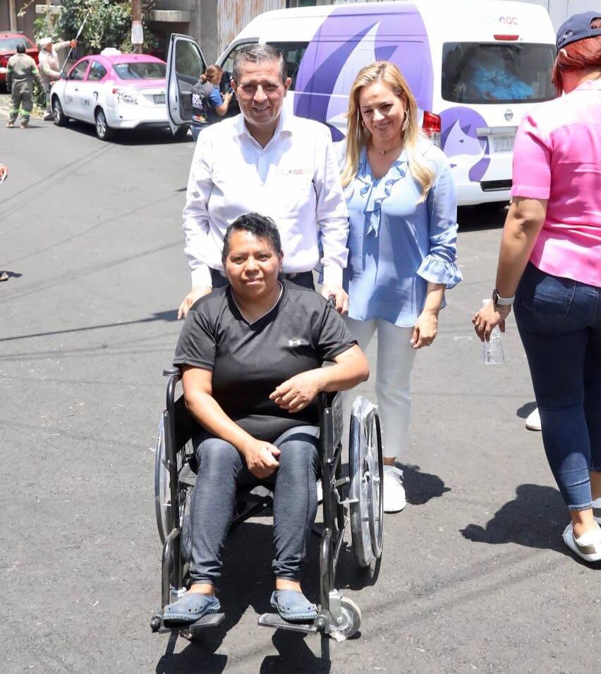 Coyoacán da mantenimiento y reparación en sillas de ruedas