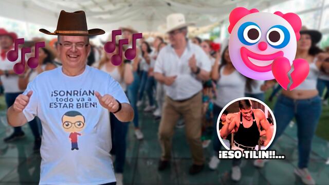 Marcelo Ebrard se convirtió en el Payaso de rodeo