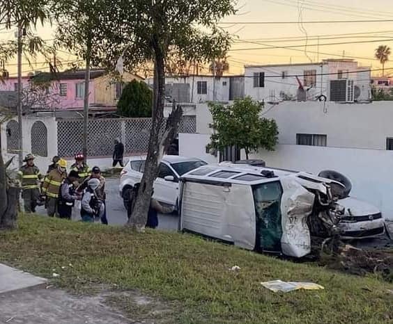 Volcadura en Matamoros