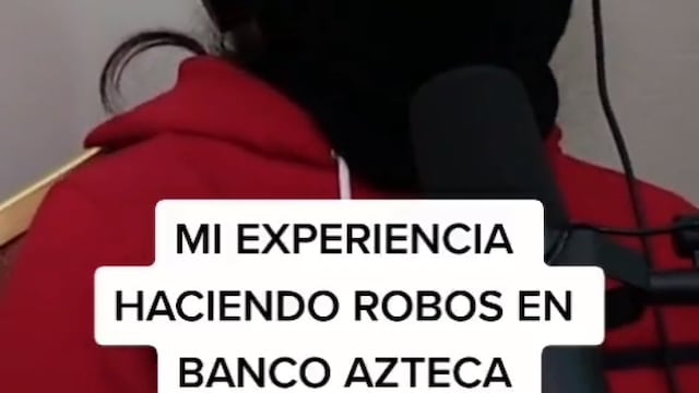 Supuesta exempleada de Banco Azteca