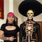 FOTOS: Pidió que le maquillaran “el sin hueso” en su body paint de charro calavera