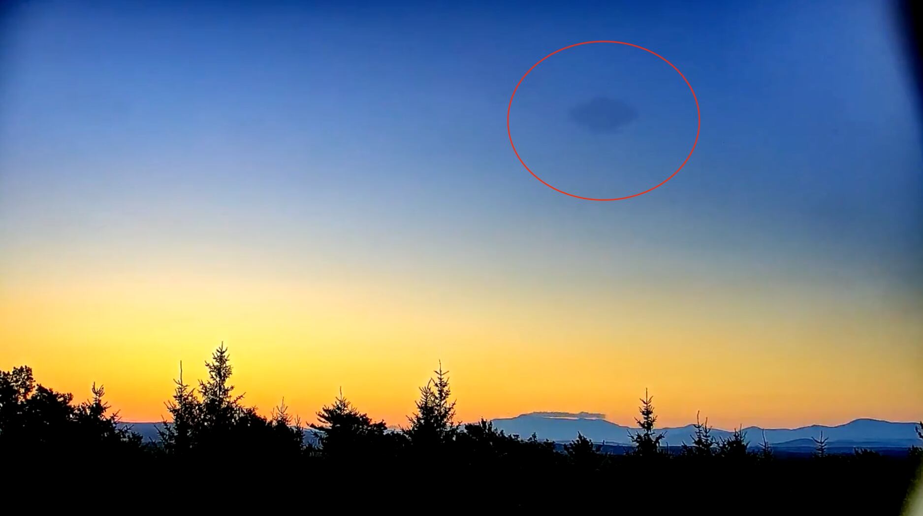 OVNI en transmisión en vivo