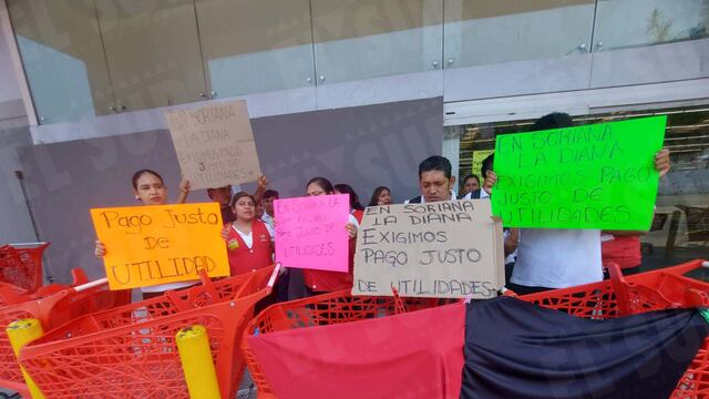 Soriana: Protestas en Puebla y Veracruz por reparto de utilidades