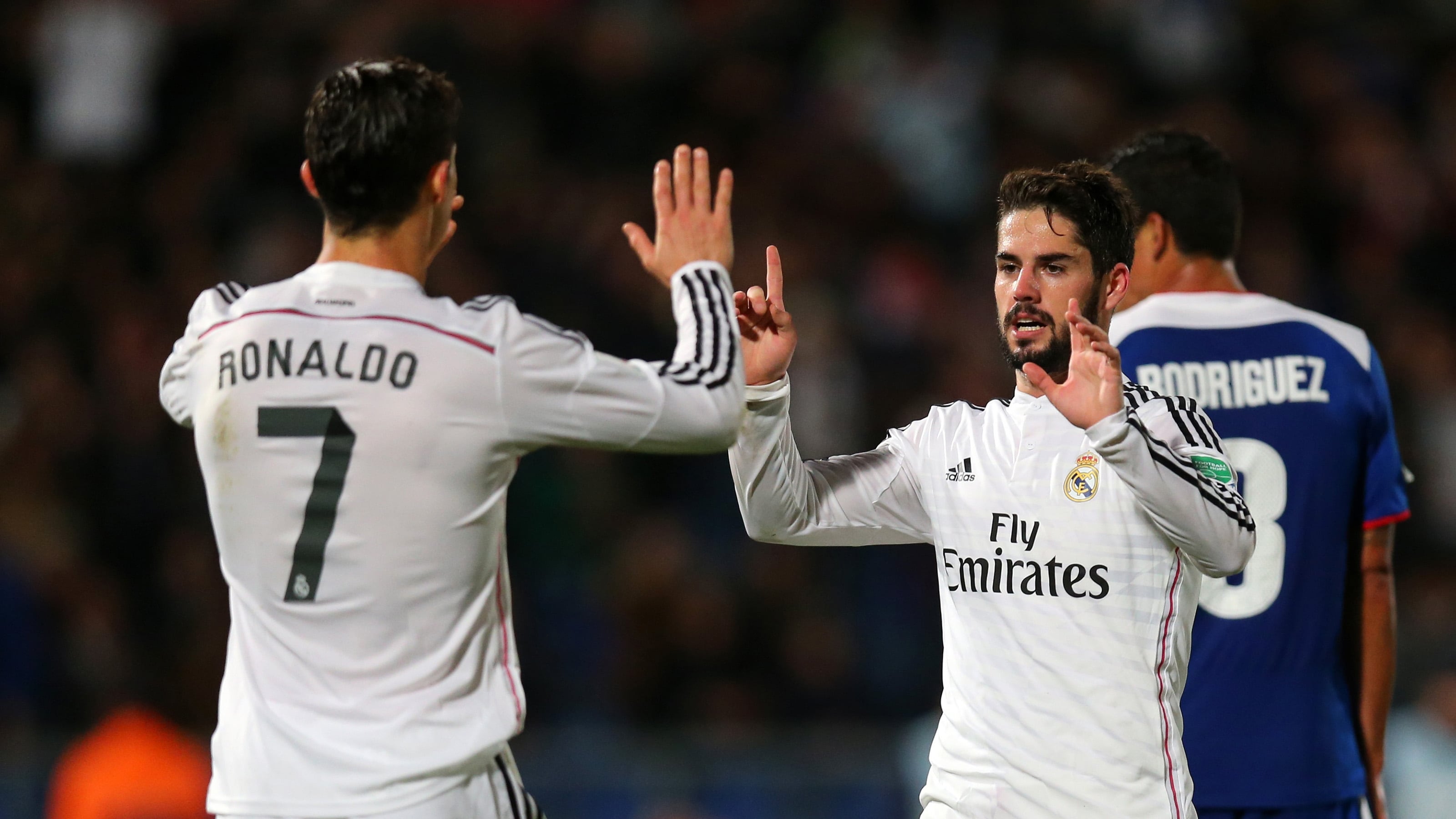 Isco Alarcón y Cristiano Ronaldo
