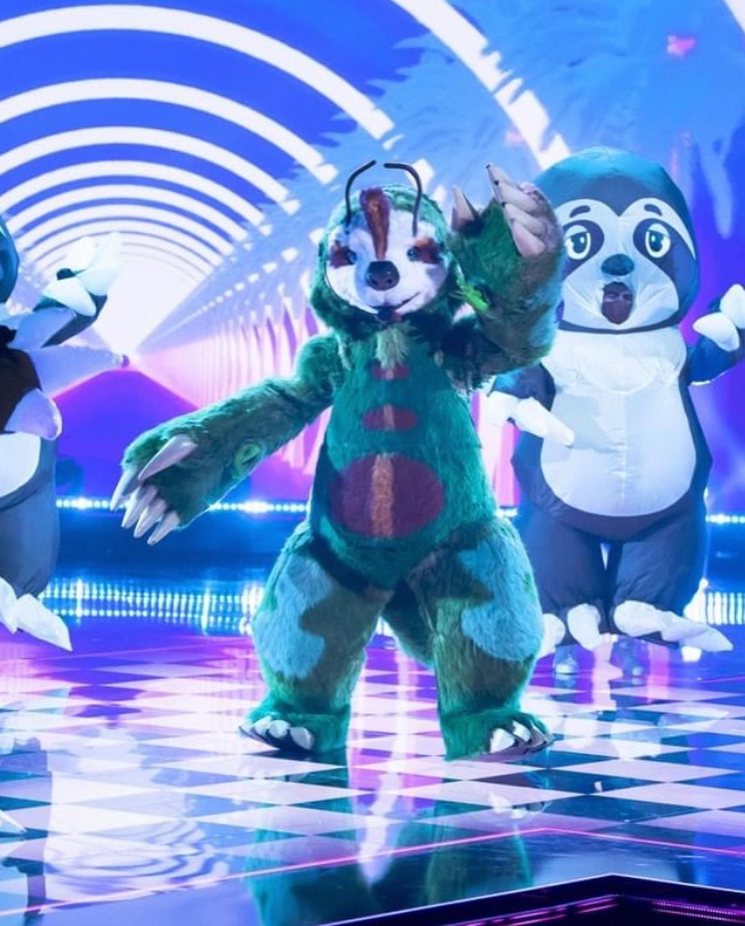 Erik Rubín como Perezoso en ¿Quién es la Máscara?