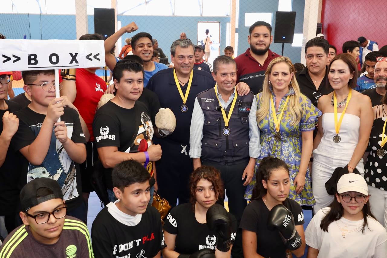 Giovani Gutiérrez inaugura el deportivo “José Sulaimán Chagnón”