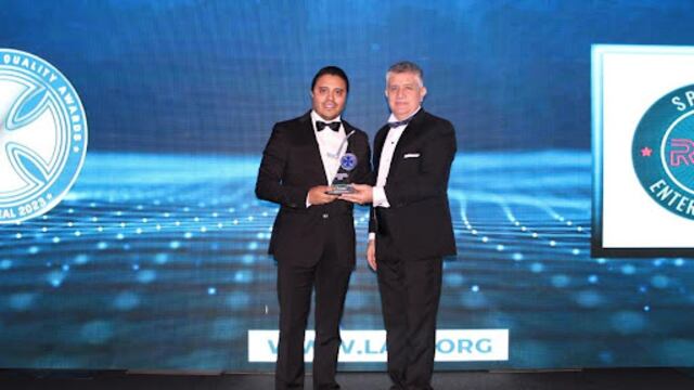 Premiación por parte del Latin American Quality Institute a RCH SPORTS & ENTERTAINMENT de Ricardo Chew