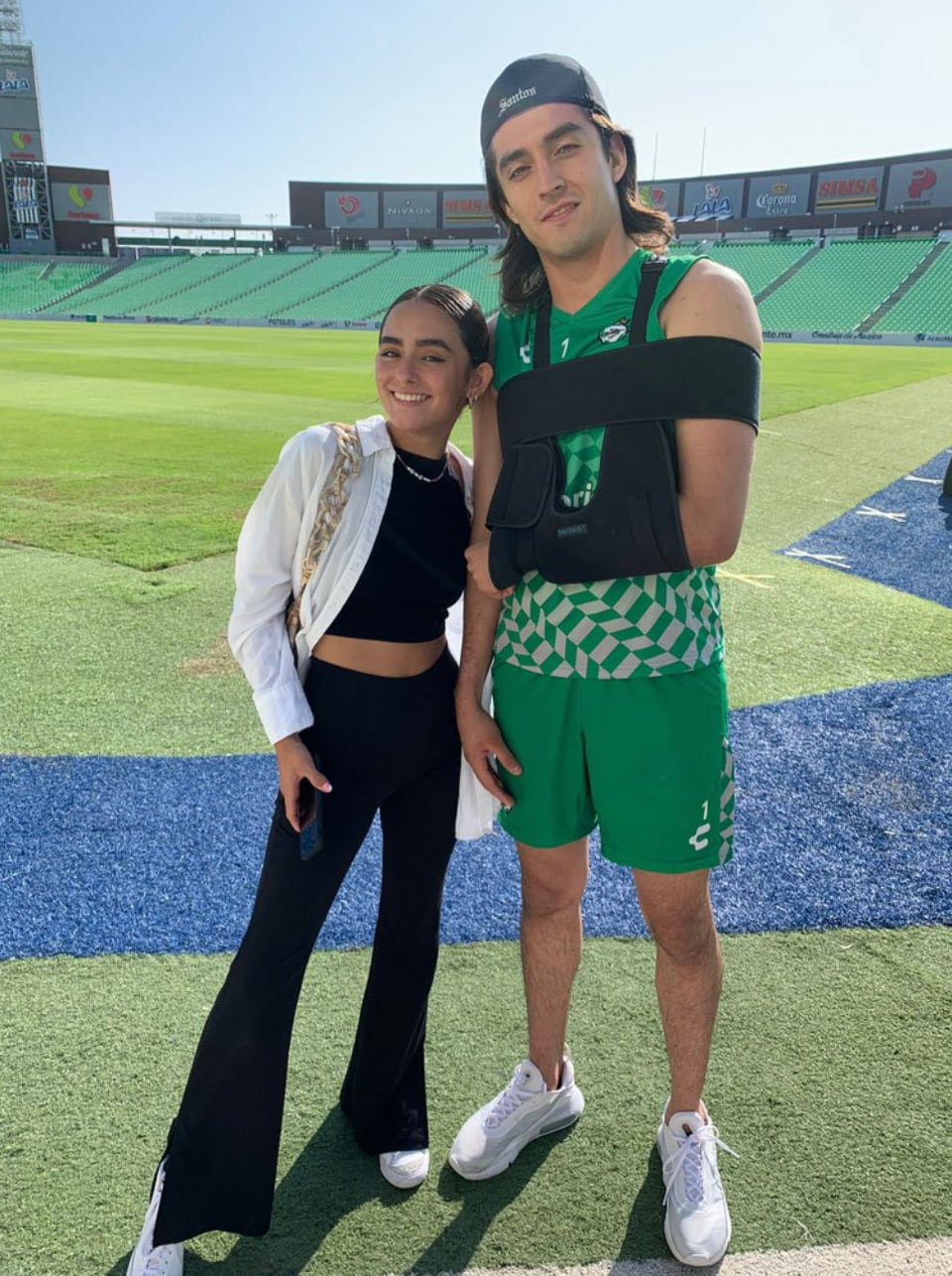 Alexa Martínez y Carlos Acevedo