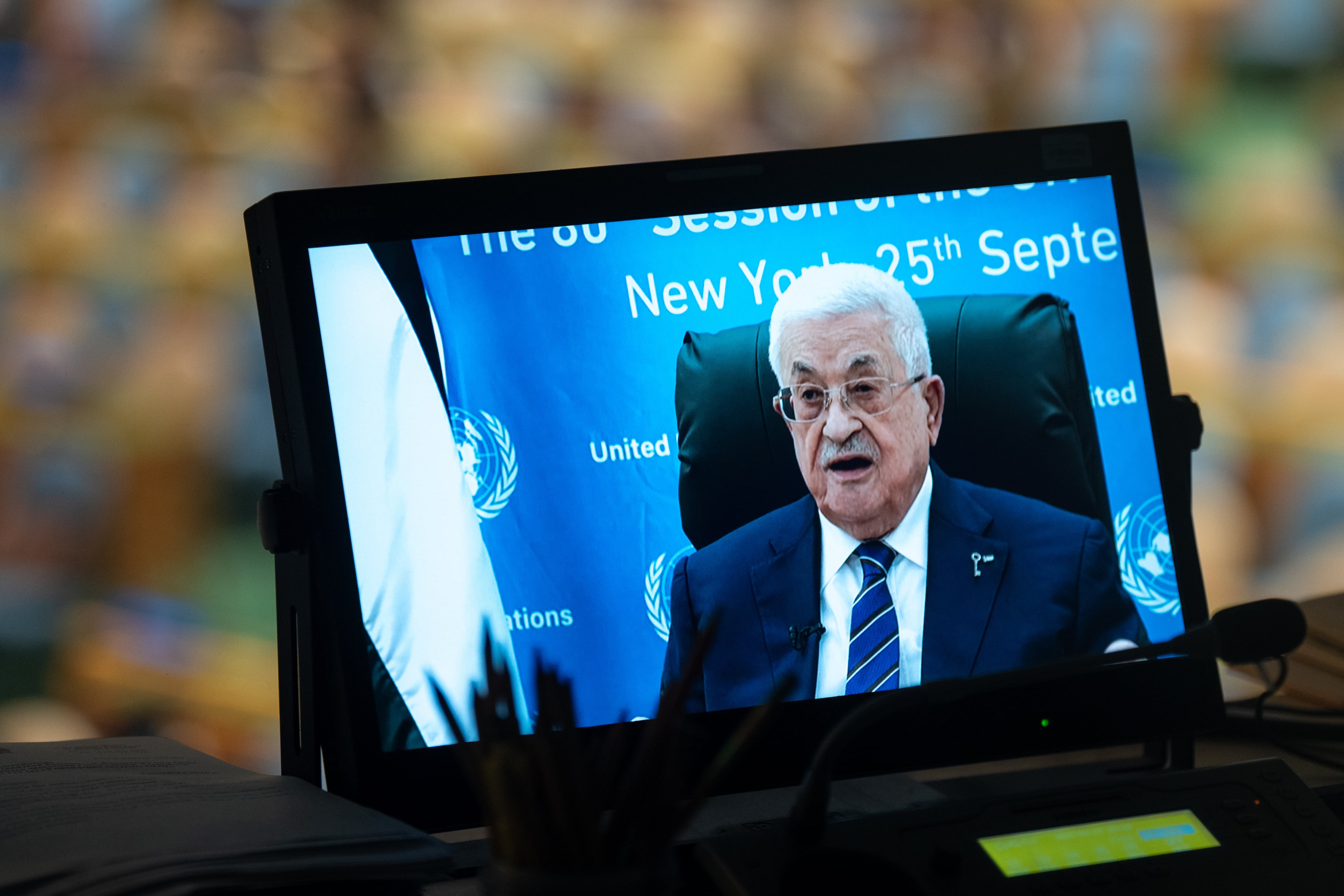 Mahmoud Abbas, presidente del Estado de Palestina.