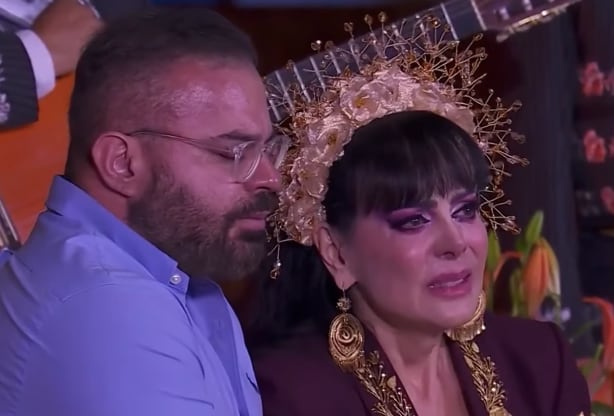 Maribel Guardia junto a su esposo Marco Chacón