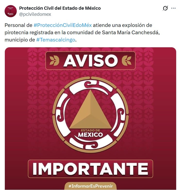 Temascalcingo: Explosión de pirotecnia deja varios heridos