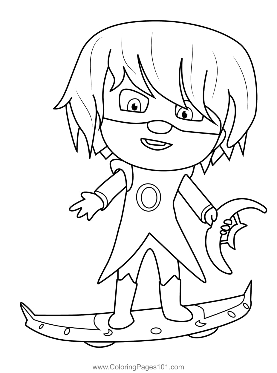 Dibujos de Luna Girl de Pj Masks: 6 plantillas bonitas para imprimir y colorear a la villana misteriosa